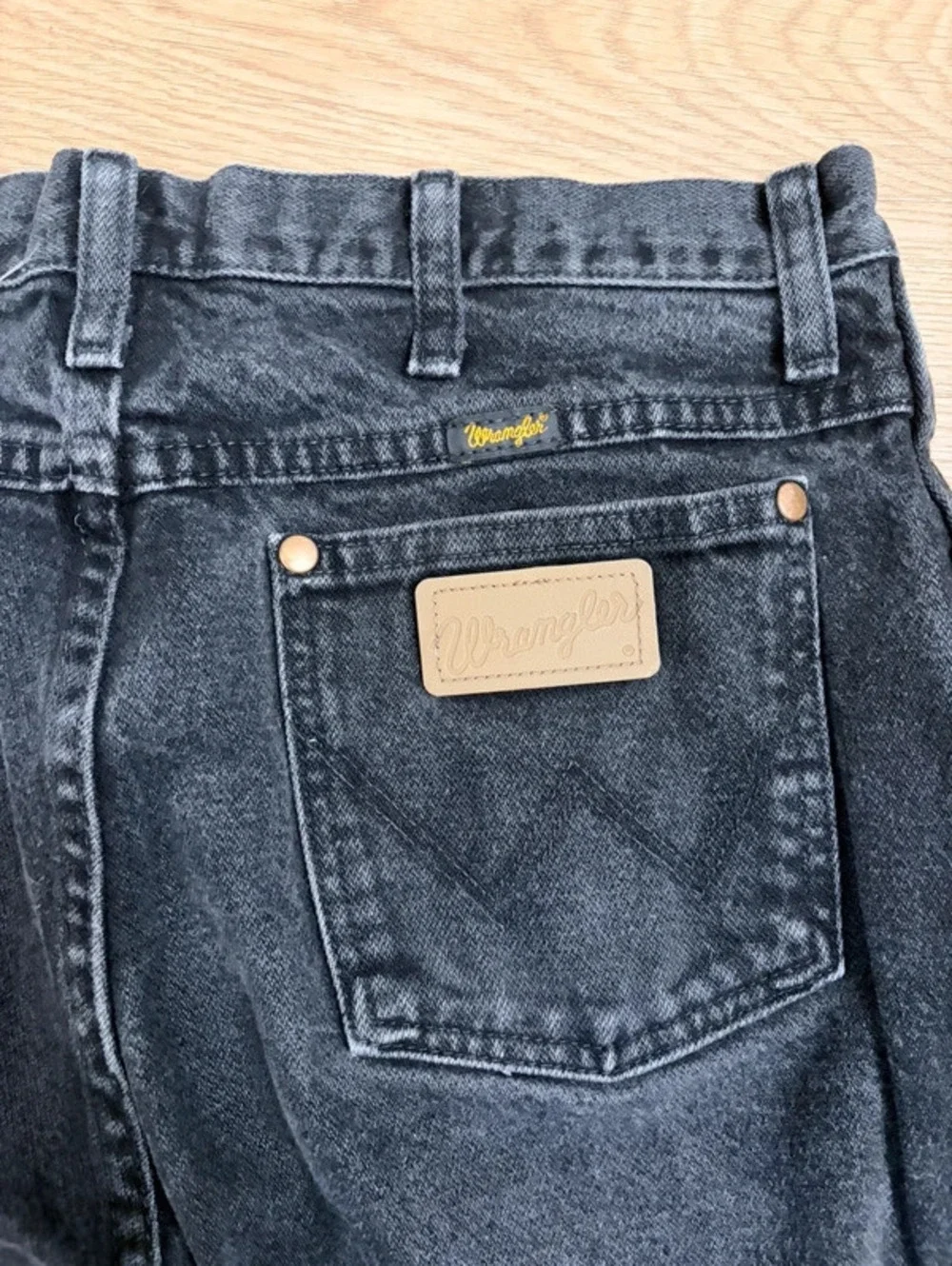Wrangler Cowboy Cut Slim Fit Black Jeans Men’s 32x34